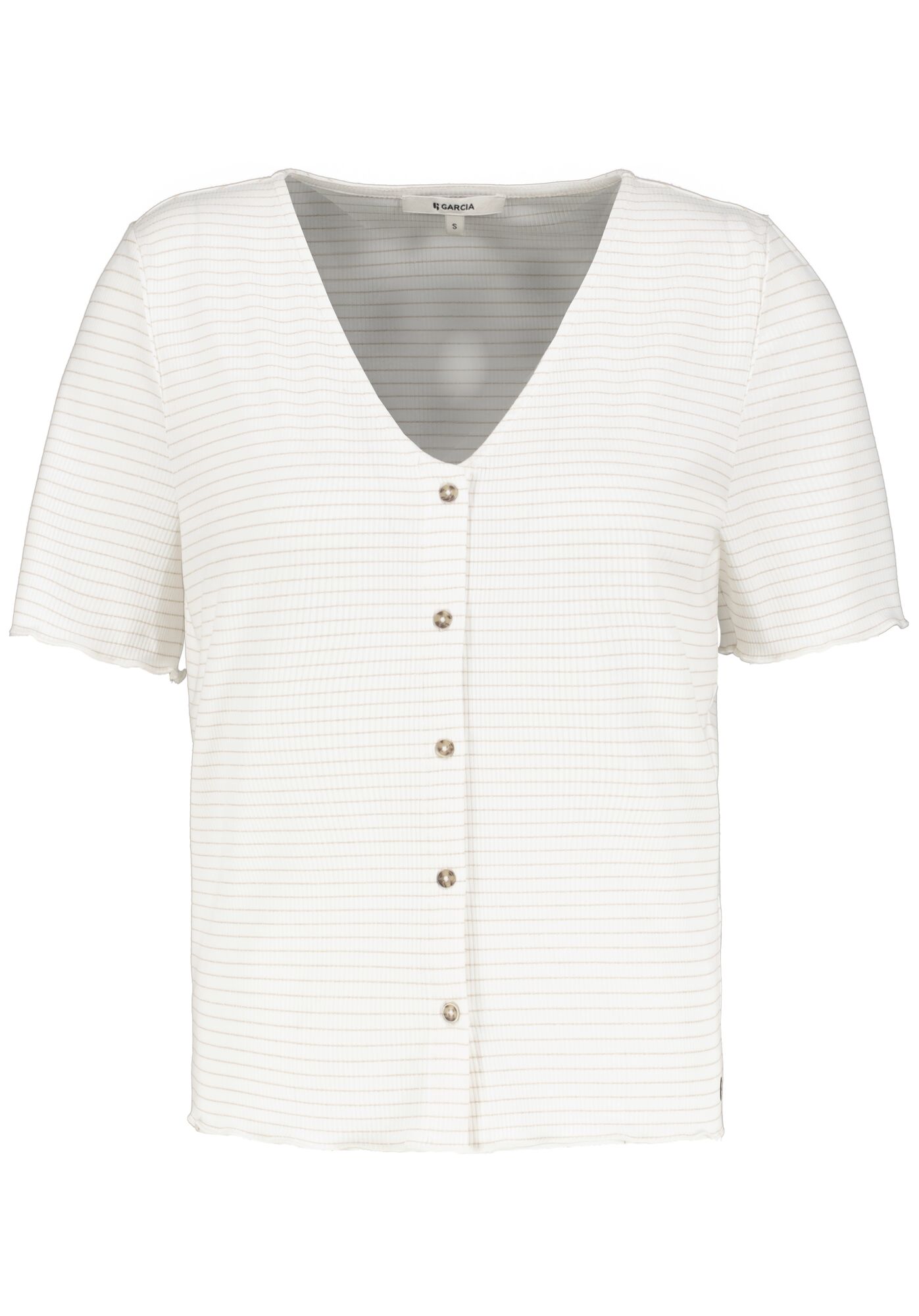 Garcia Ladies T-Shirt White Succes Shop T-shirts Off - 