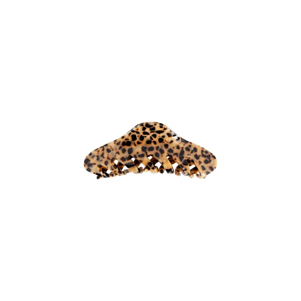 Black Colour Rosalia Hair Claw Leopard.